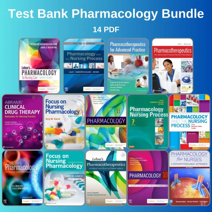 Comprehensive Pharmacology Test Bank Bundle for Nursing