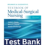 Test Bank for Brunner and Suddarth’s Textbook of Medical-Surgical Nursing 15th Edition Hinkle